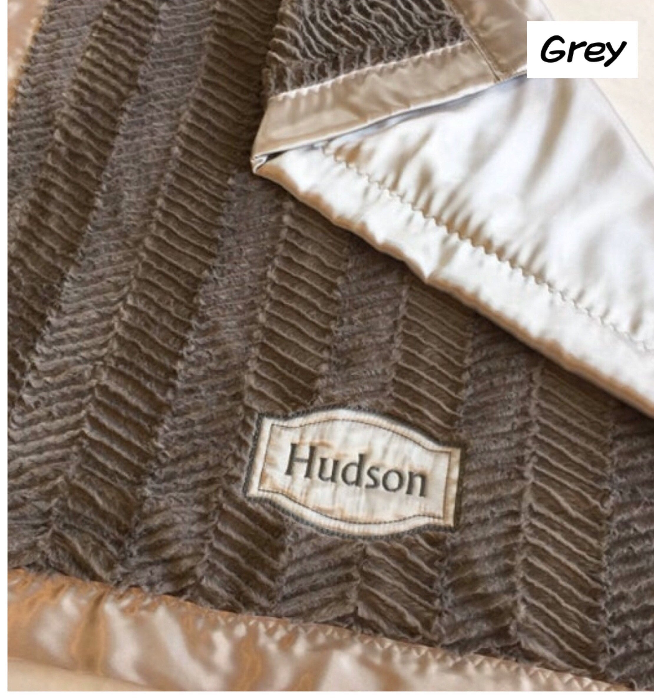 Personalized Minky Baby Blanket...beautiful Ziggy minky front, backed