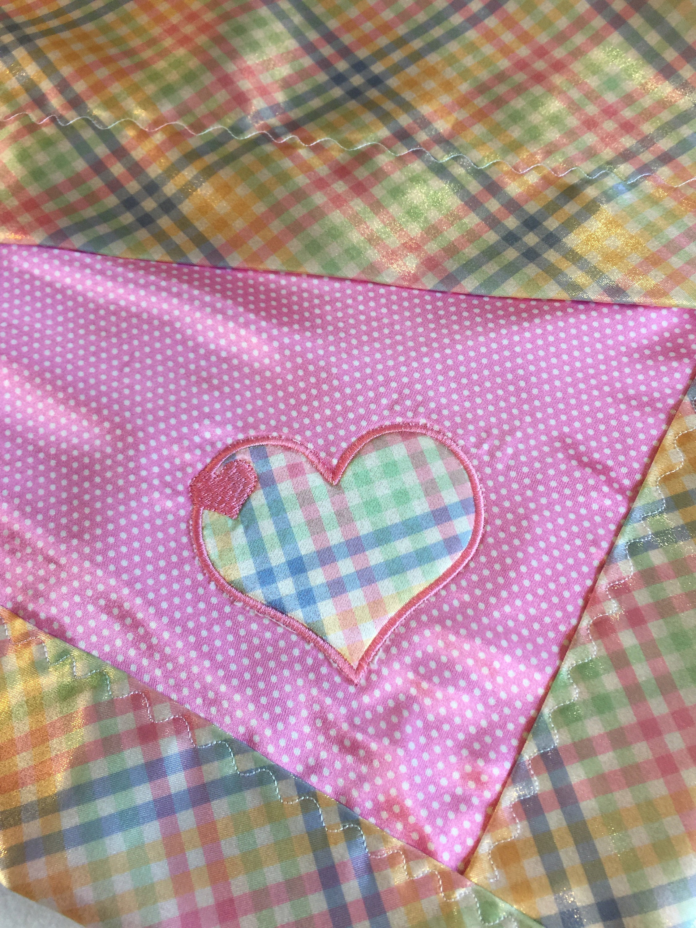 Silky Lovey Crib Blanket Baby Blanket Baby Gift Beautiful Pin