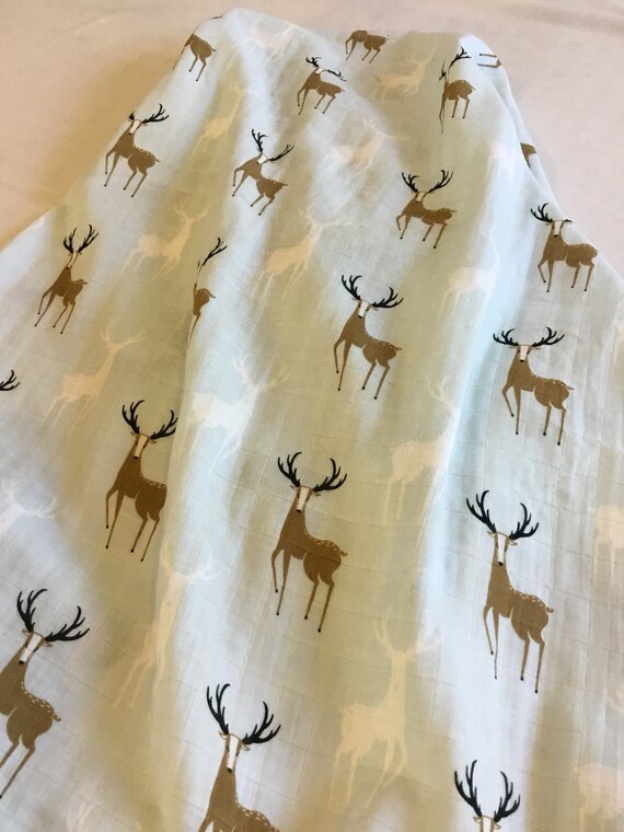 deer muslin blanket