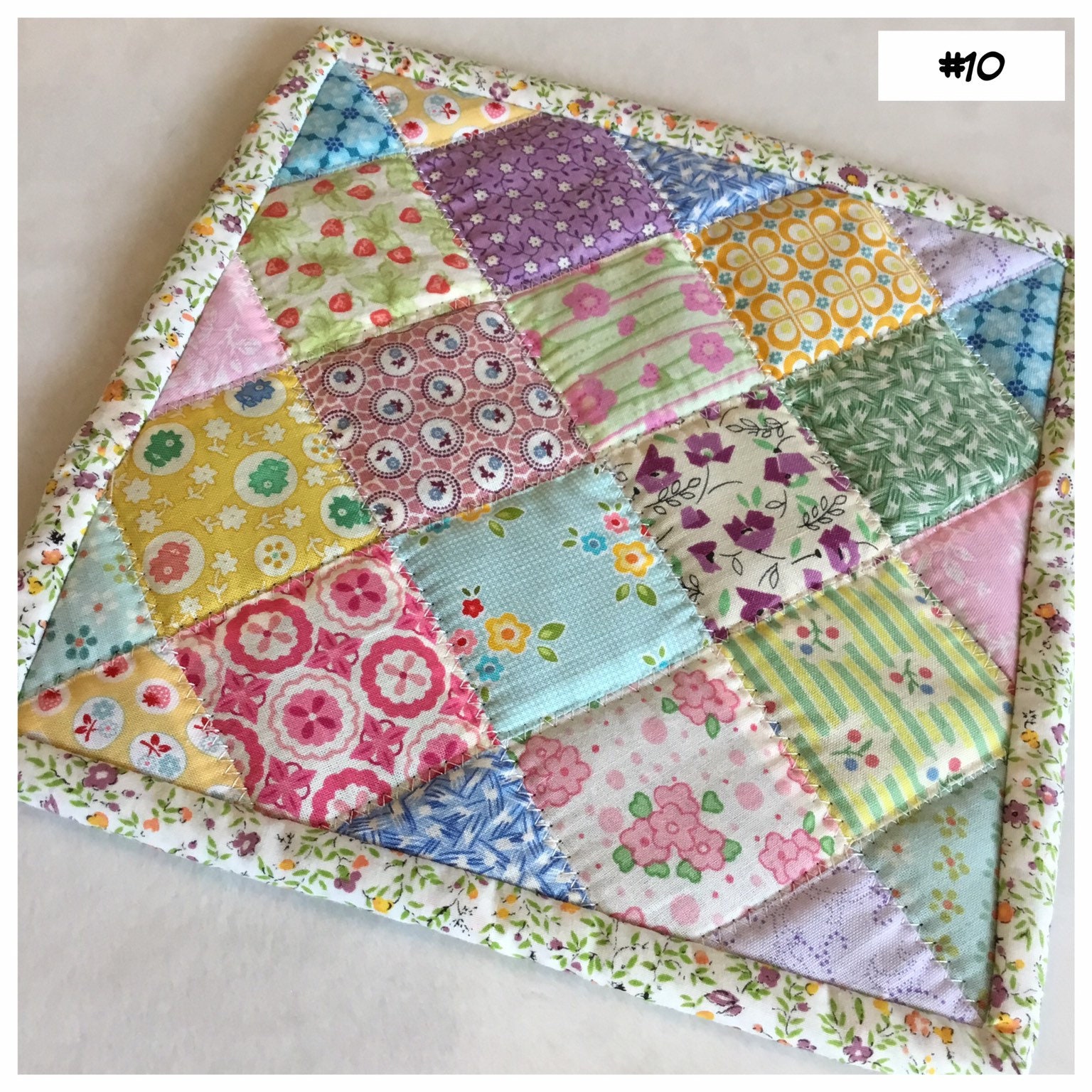 Homemade quilted pot holders, pot holder, hot pad, hot pads