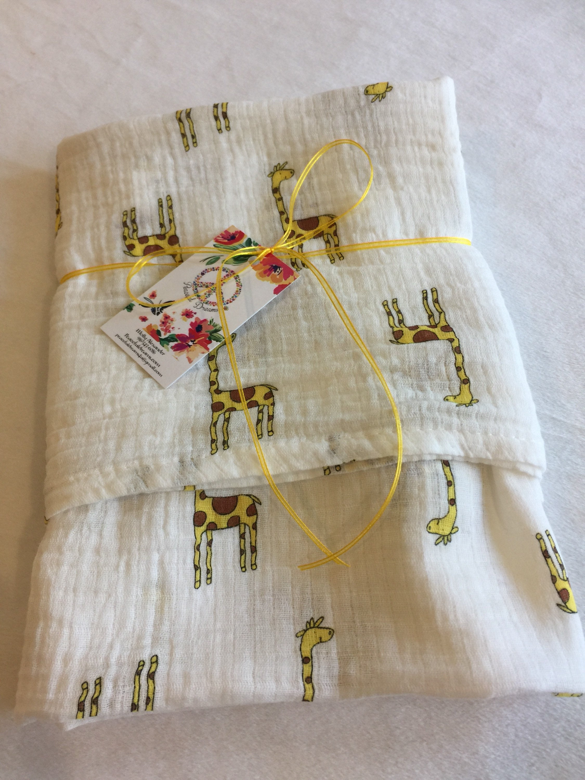 baby swaddle, receiving blanket, muslin baby blanket, double gauze