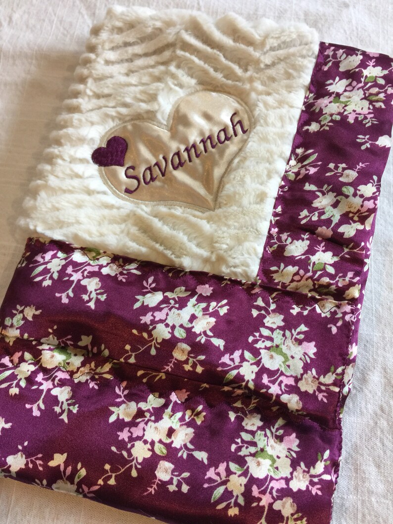 Lovey Silky Blanket Newborn Baby Blanket Custom Baby Etsy