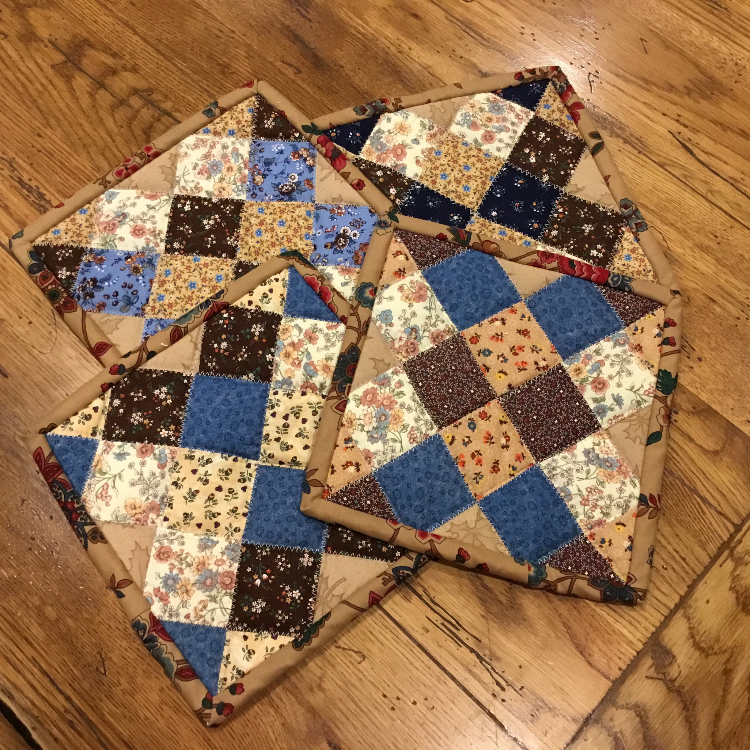 Homemade quilted pot holders, pot holder, hot pad, hot pads