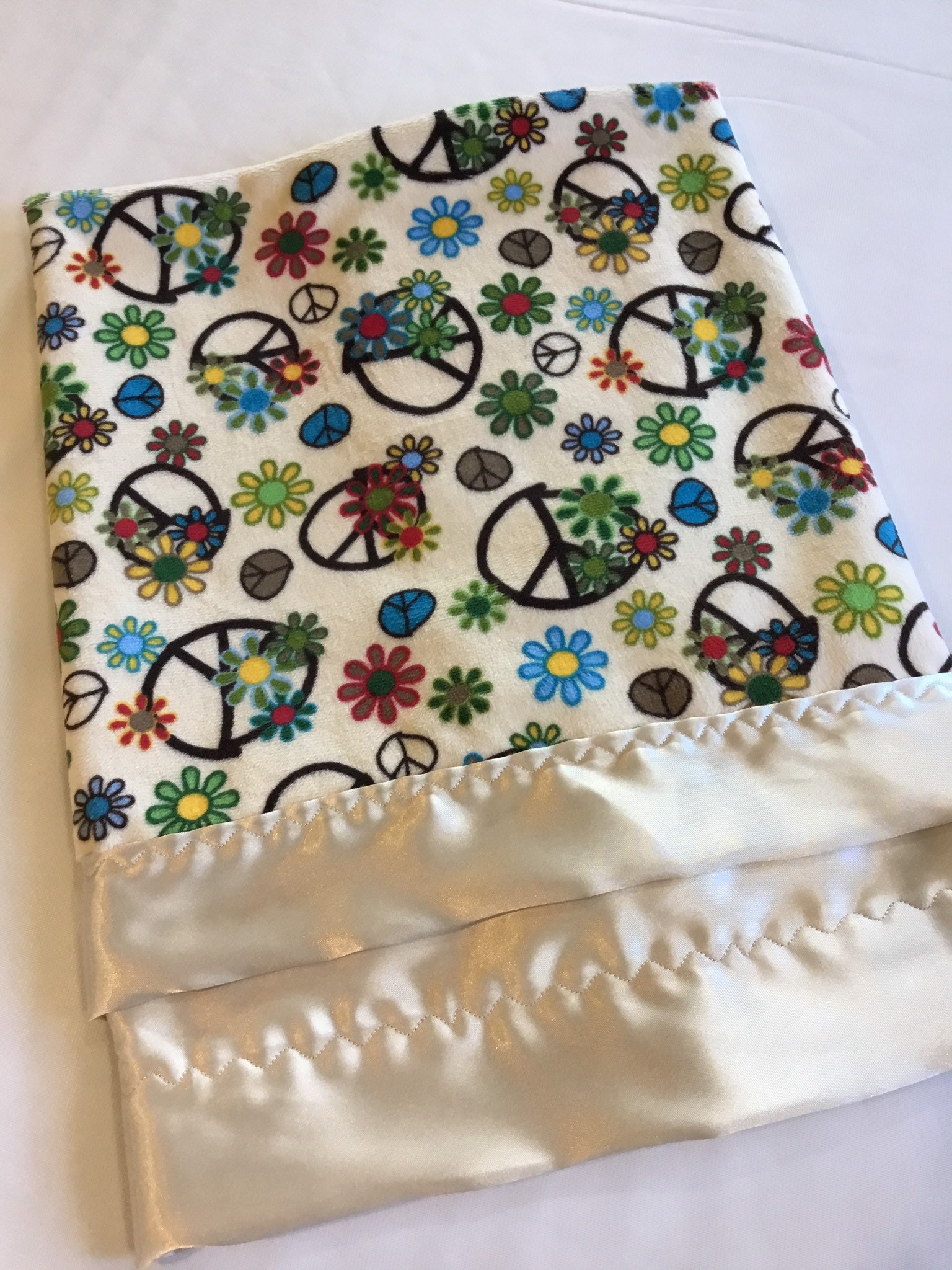 Gender Neutral Silky Baby Blanket. This fun blanket measures Etsy