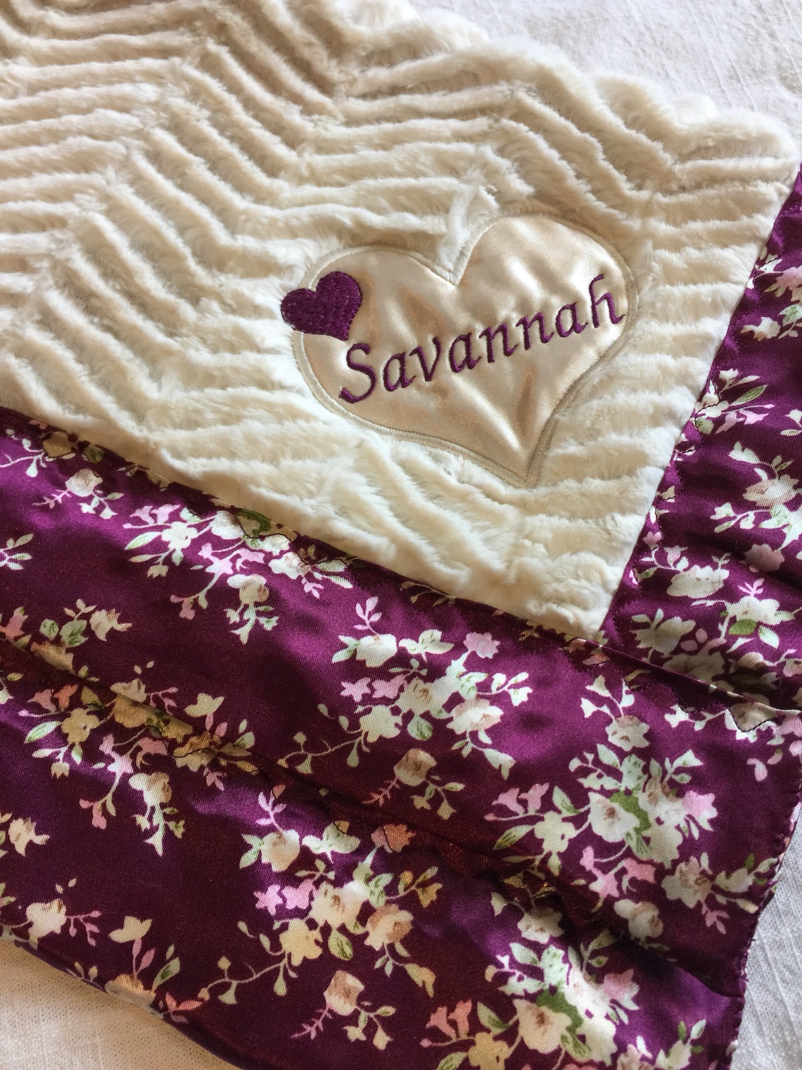 Lovey Silky Blanket Newborn Baby Blanket Custom Baby Etsy