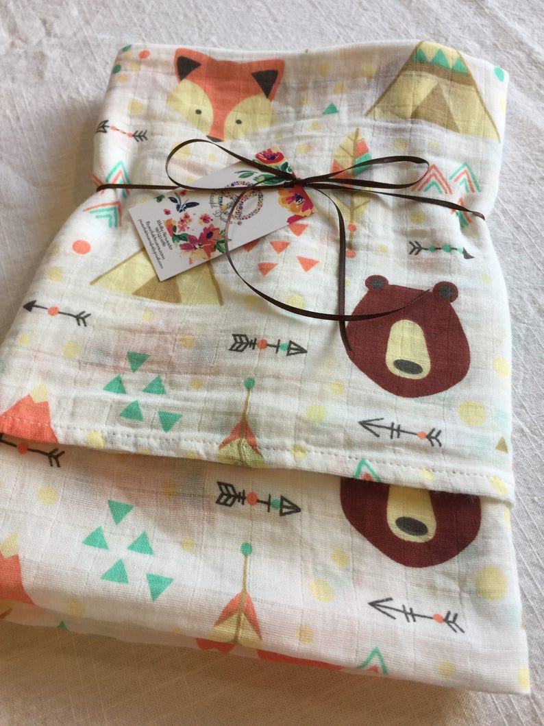 Muslin swaddle baby swaddle double gauze baby blanket baby Etsy