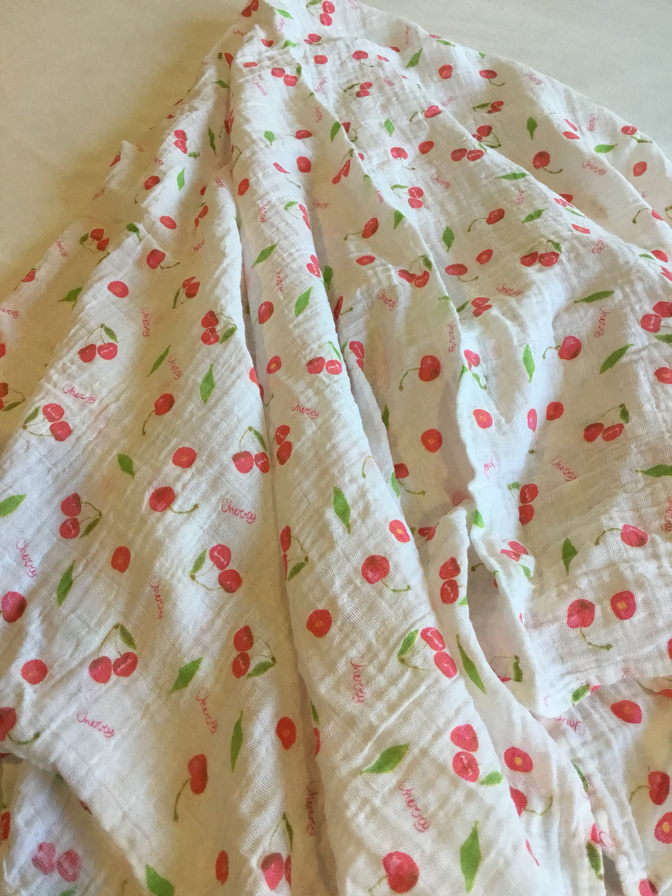 Extra Large Double gauze swaddle, organic cotton, swaddle baby blanket