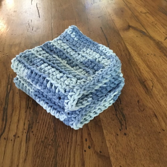 Crochet Dish Cloths, Crochet Wash Cloths, 100% Cotton, Crochet Dish Rag,  Wash Rags approx 8x8, Mother's Day gift