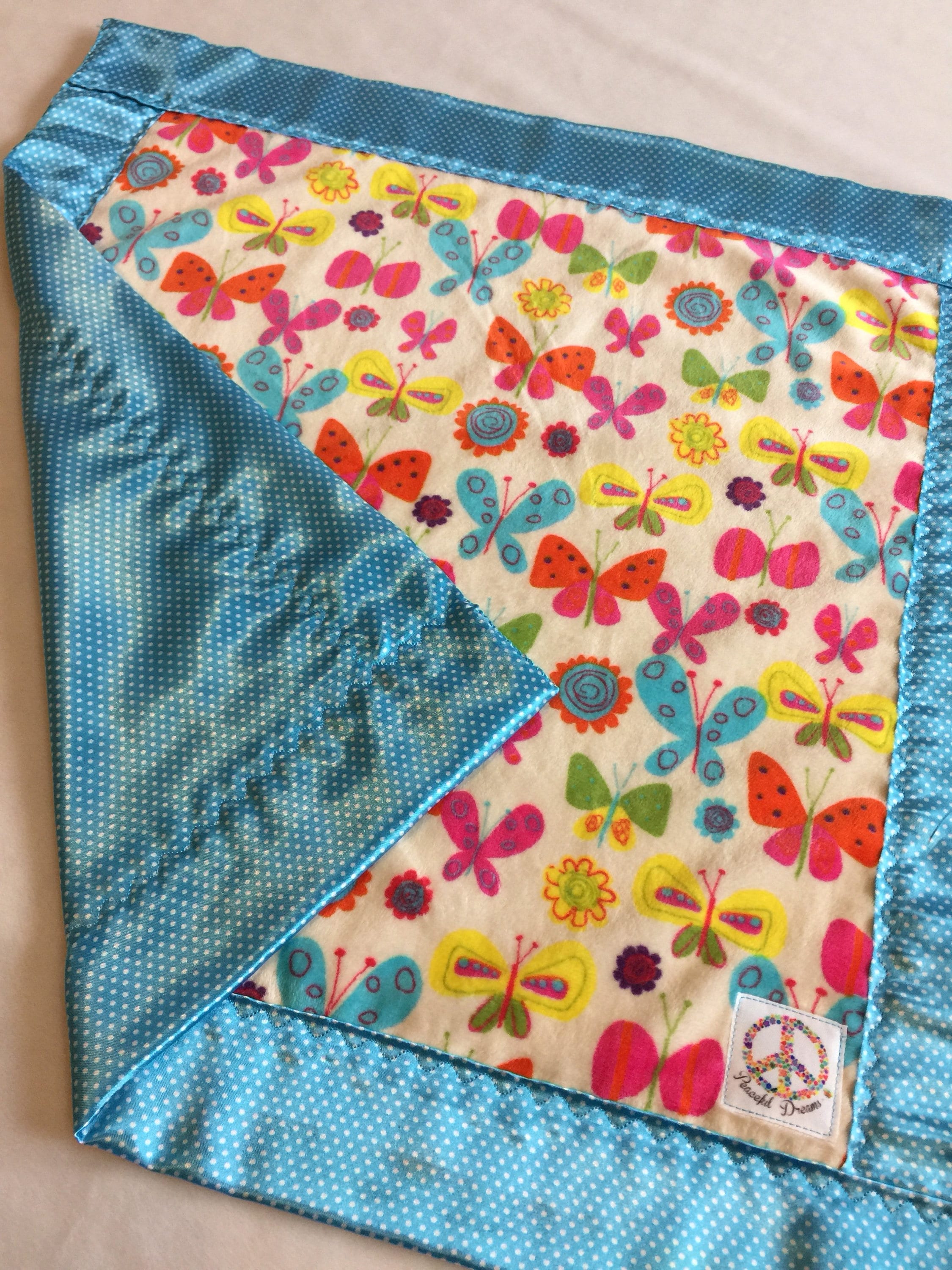 baby quilted travel blanket