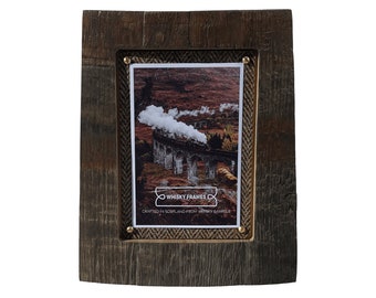 Cadre carillon - Cadres en bois de fût de whisky de récupération