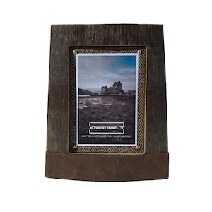 Ring Chime Frame - Reclaimed Whisky Barrel Wood