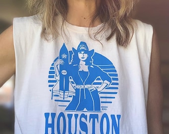 Houston I am the Problem Crop Tank