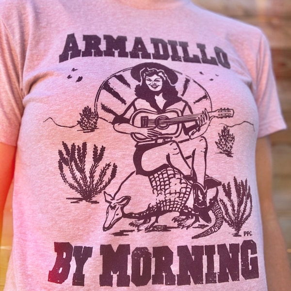 Armadillo by Morning Desert Pink Tee