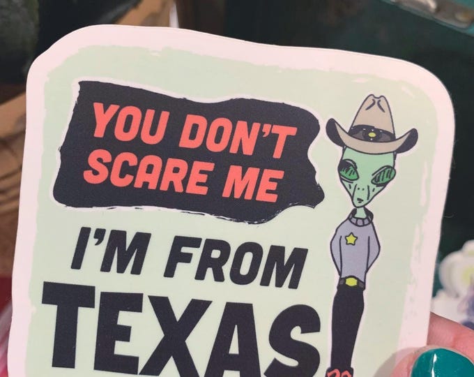 You Don't Scare Me Sticker