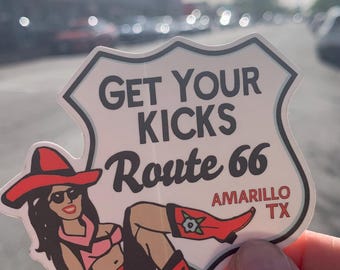 Get Your Kicks on 66 Sticker