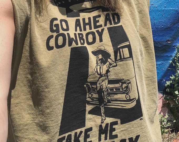 Cowboy Take Me Away Crop Tank