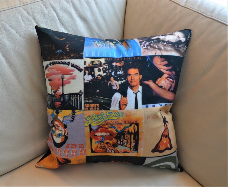 Rock Star Pillow Cover Music Cushion Cover Rock Memorabilia Etsy