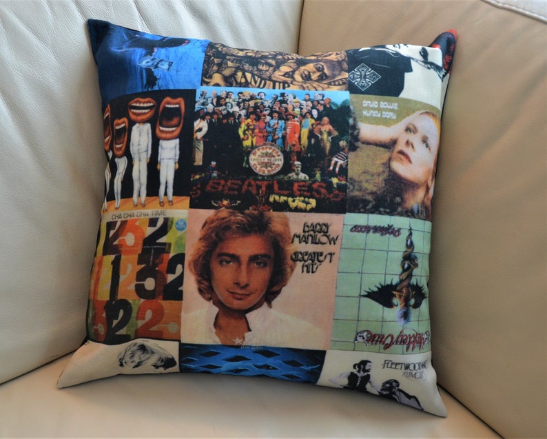 Rock Star Pillow Cover Music Cushion Cover Rock Memorabilia Etsy