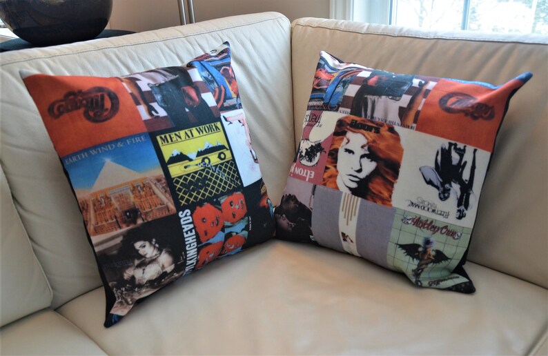 Rock Star Pillow Cover Music Cushion Cover Rock Memorabilia Etsy