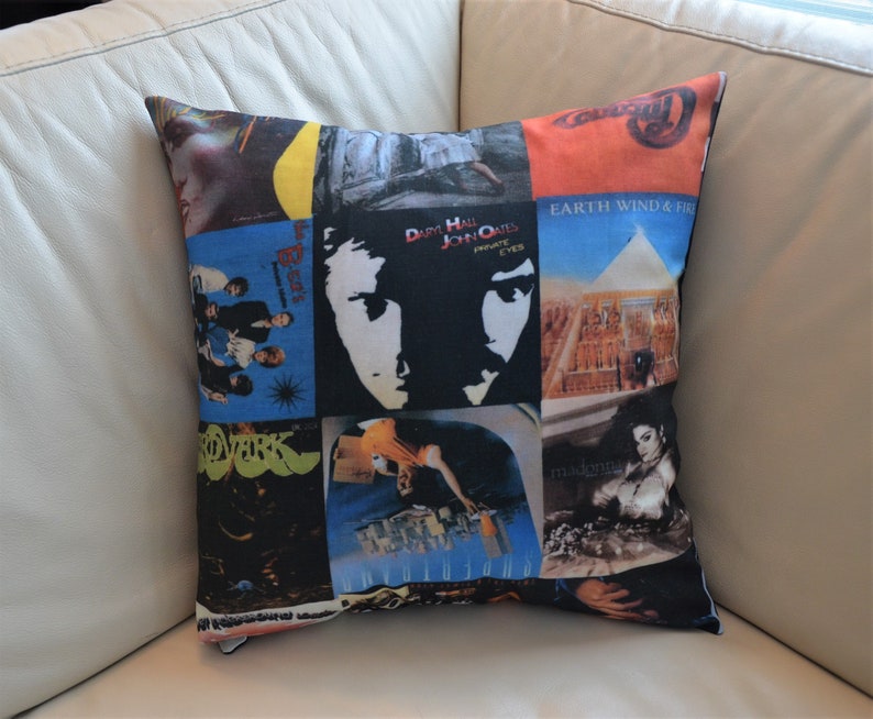 Rock Star Pillow Cover Music Cushion Cover Rock Memorabilia Etsy