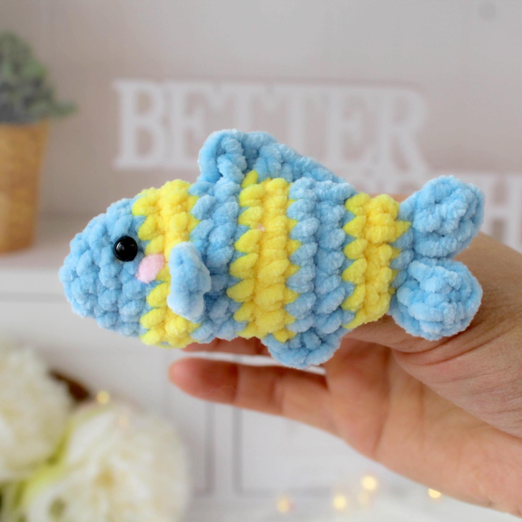 Fish Clicker Fidget Fish Crochet Pattern Fidget Clicker PDF | Pocket Hug Sensory Toy | NO ...