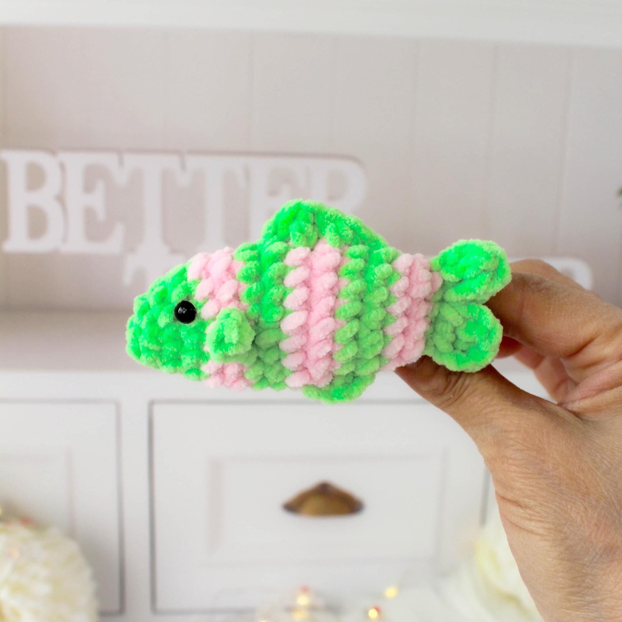 Fish Clicker Fidget Fish Crochet Pattern Fidget Clicker PDF | Pocket Hug Sensory Toy | NO ...