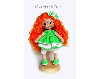 Crochet princess doll pattern - Amigurumi doll PDF - Digital Patter Tutorial PDF