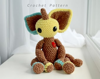 Crochet Alien Monster Pattern: Amigurumi Cuddle Toy (PDF Pattern)
