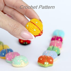 Little Ladybug Crochet Pattern / Keychain Crochet Amigurumi Pattern  /  Cute Crochet Pattern / Lovey toy / Toy Animal PDF Tutorial