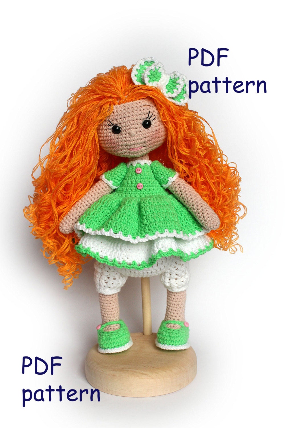 Crochet pattern Doll Amigurumi Pattern Doll Reddy Crochet Doll Etsy