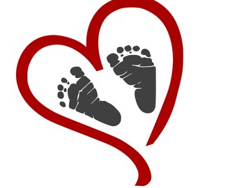 Download Baby footprint svg | Etsy