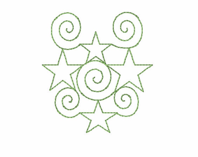 Star Bright Quilt Embroidery Design