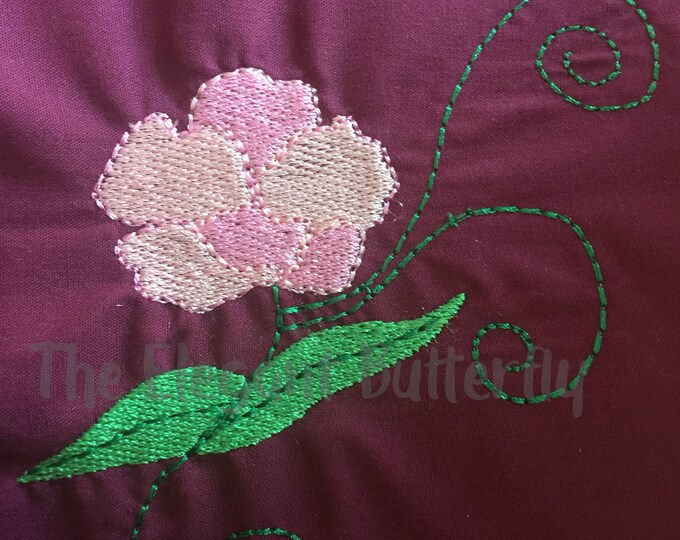 Embroidery Design of Lovely flower Embroidery Design
