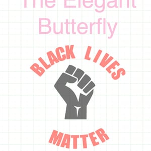 Black Lives Matter Fist svg,png,eps,jpg,and pdf files