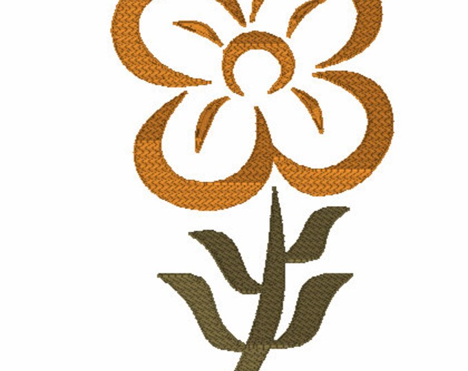 Embroidery Design of Clover Flower