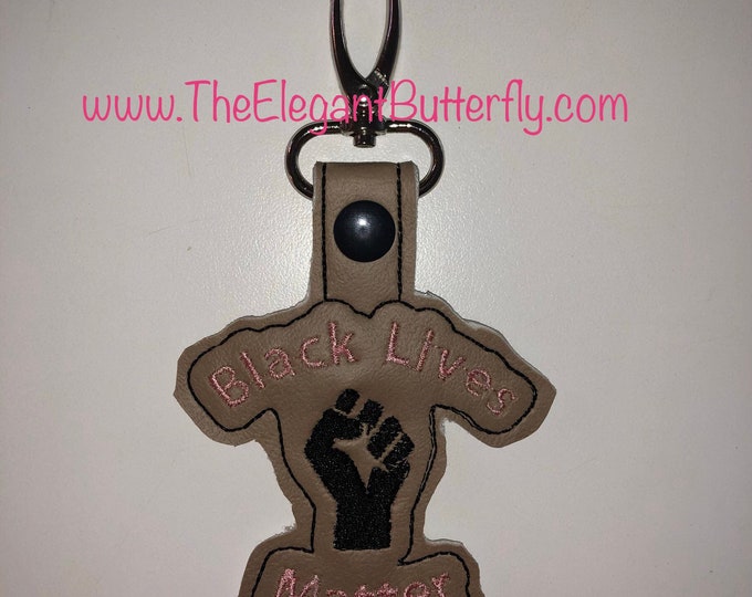 In the Hoop Snaptab Black Lives Matter Embroidery File