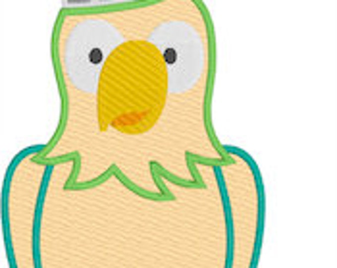 Embroidery Design of Bundle Parrot Appliques