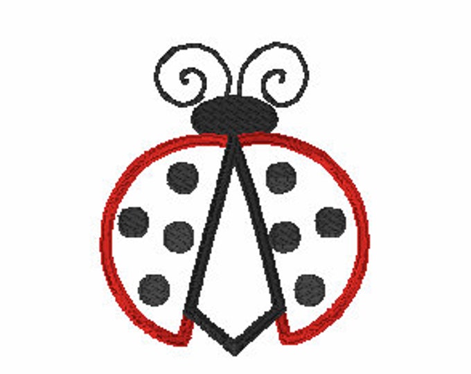 Embroidery Design of LadyBug Applique
