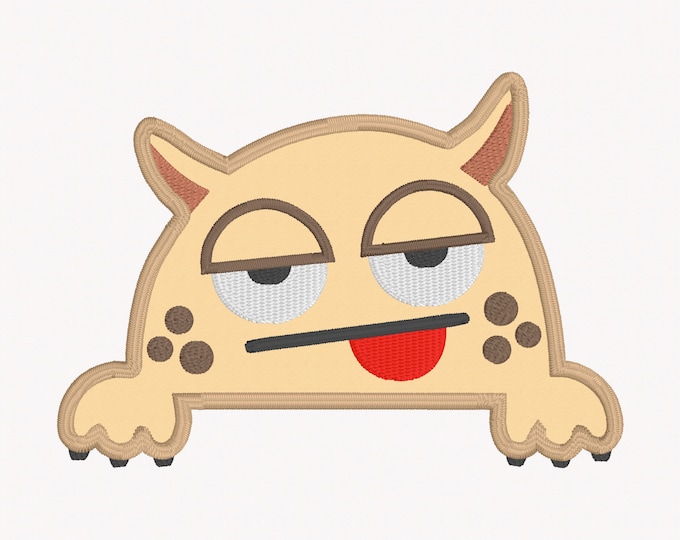 Embroidery Design of Monster Applique