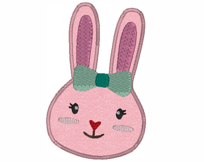 Embroidery Design of Bunny Girl Applique
