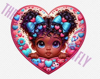 Dream Girl Valentine's Decor with Blue Bows - Vintage-Inspired Romantic Room Decoration