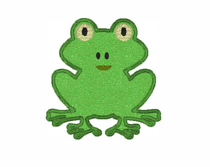 Embroidery Design of Frog Applique