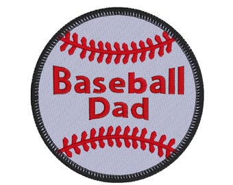 Baseball Dad - Digital Embroidery File