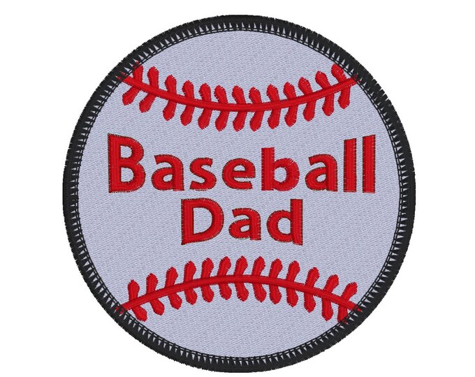 Baseball Dad - Digital Embroidery File