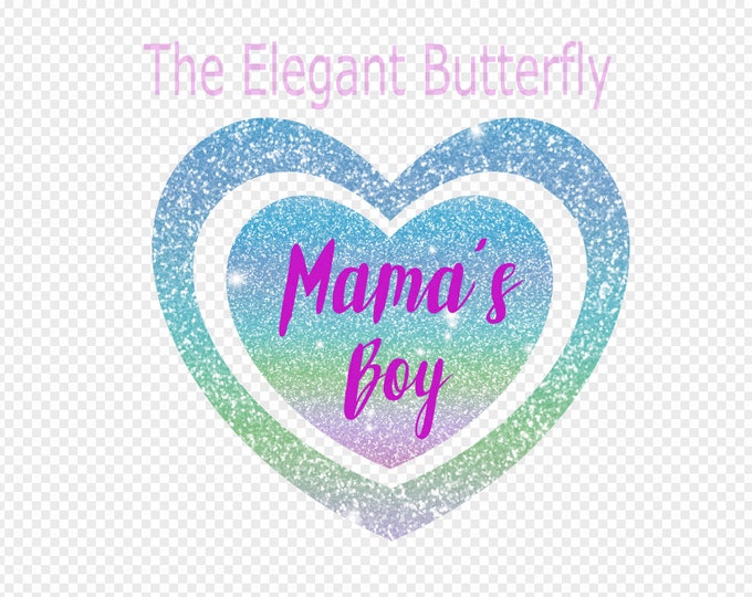 Sublimation/Mama's Girl and Mama's Boy Transparent PNG Files for Sublimation