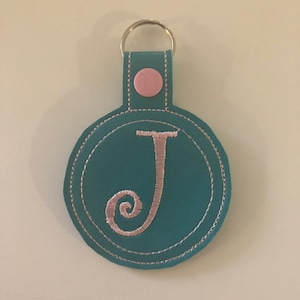 Circle Blank Snap Tab Embroidery Design