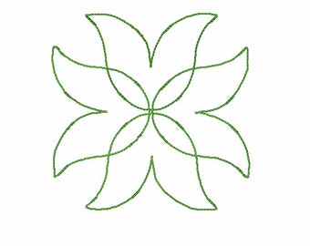 Tulip Quilt Embroidery Design