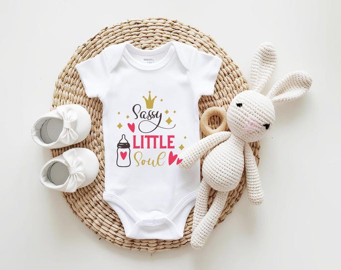 Charming 'I Know I'm Adorable' Baby Onesie with Crown & Booties - Cute Baby Shower Gift!