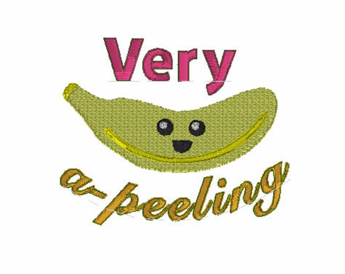 Embroidery Design of Very a Peeling