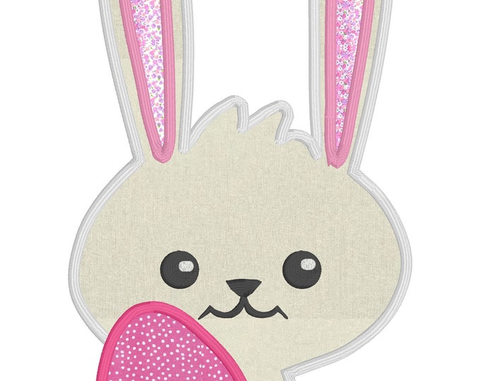Bunny Applique Embroidery Design